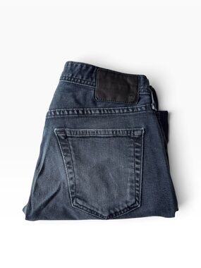 AG Adriano Goldschmied Mid Rise Stretch Dark Wash The Tellis Modern Slim Jeans